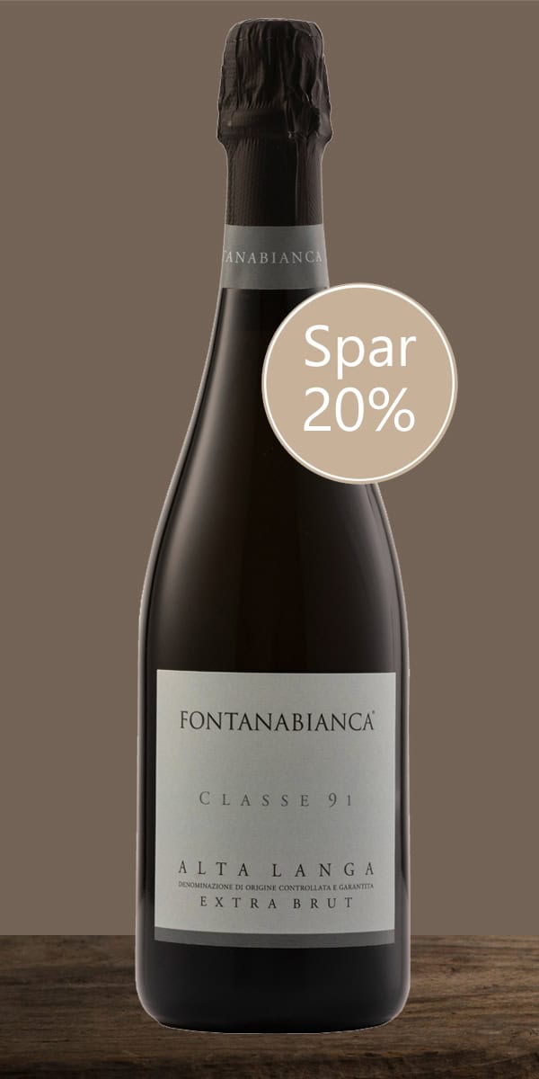 Spumante spar 20 Alta Langa DOCG Extra Brut Classe 91