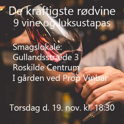 De kraftigste rødvine