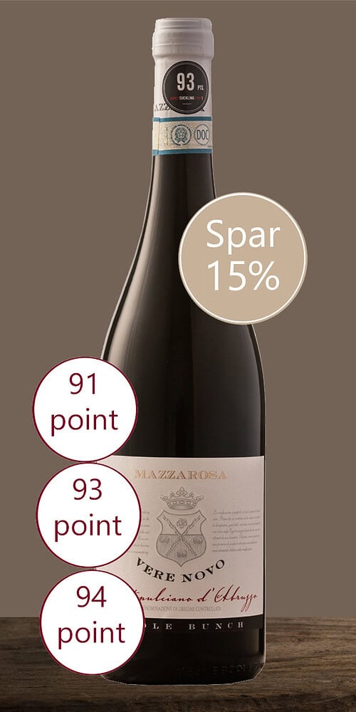 Vere novo, Montepulciano d'Abruzzo DOC, Whole Bunch
