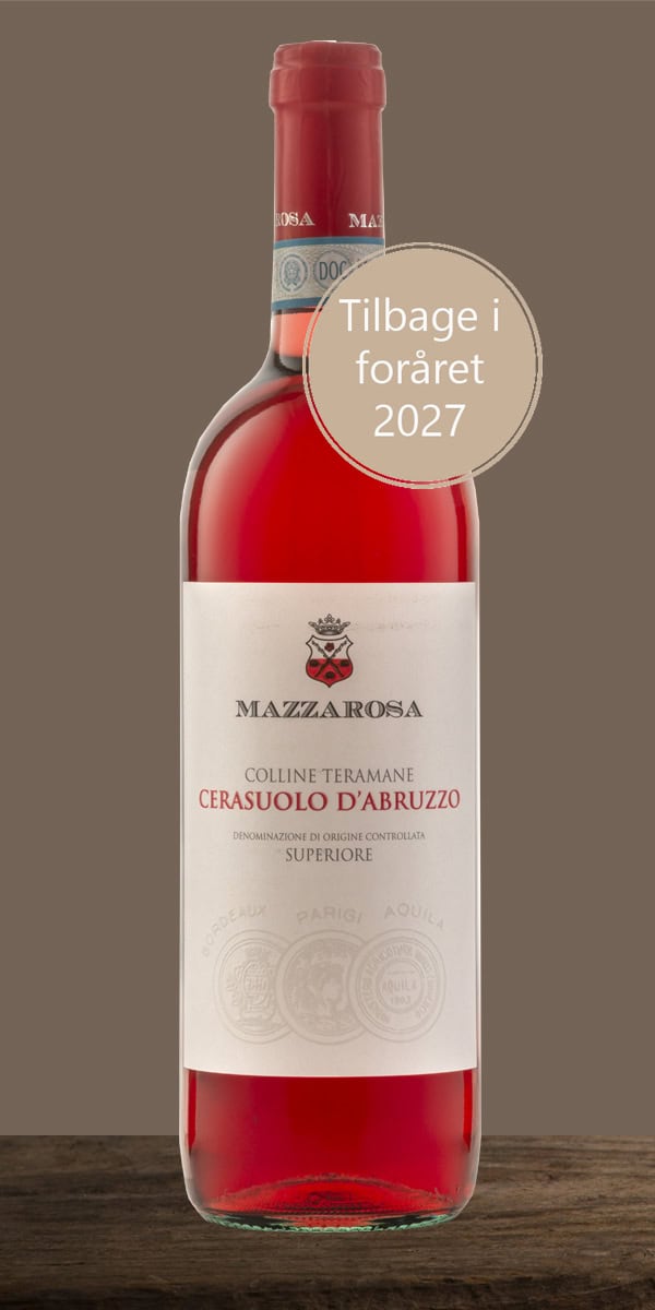 Cerasuolo tilbage Cerasoulo d'Abruzzo Superiore DOC